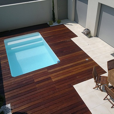 Terrasse en bois ou grès cérame