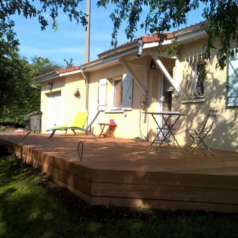 Rénovation et agrandissement d’une terrasse à Denicé