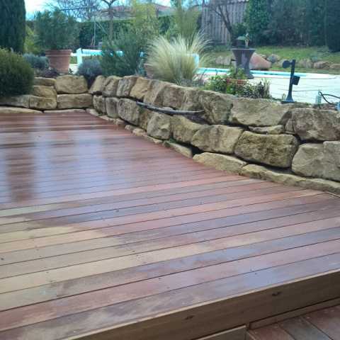 Rénovation et agrandissement d’une terrasse bois à Odenas