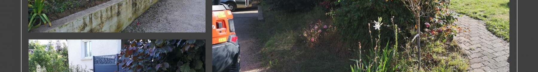Chantier réalisé par VERT AVENIR PAYSAGE à LIMAS : 1ère partie