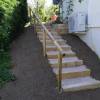 Escalier en traverses de chêne à Limas (3e partie)